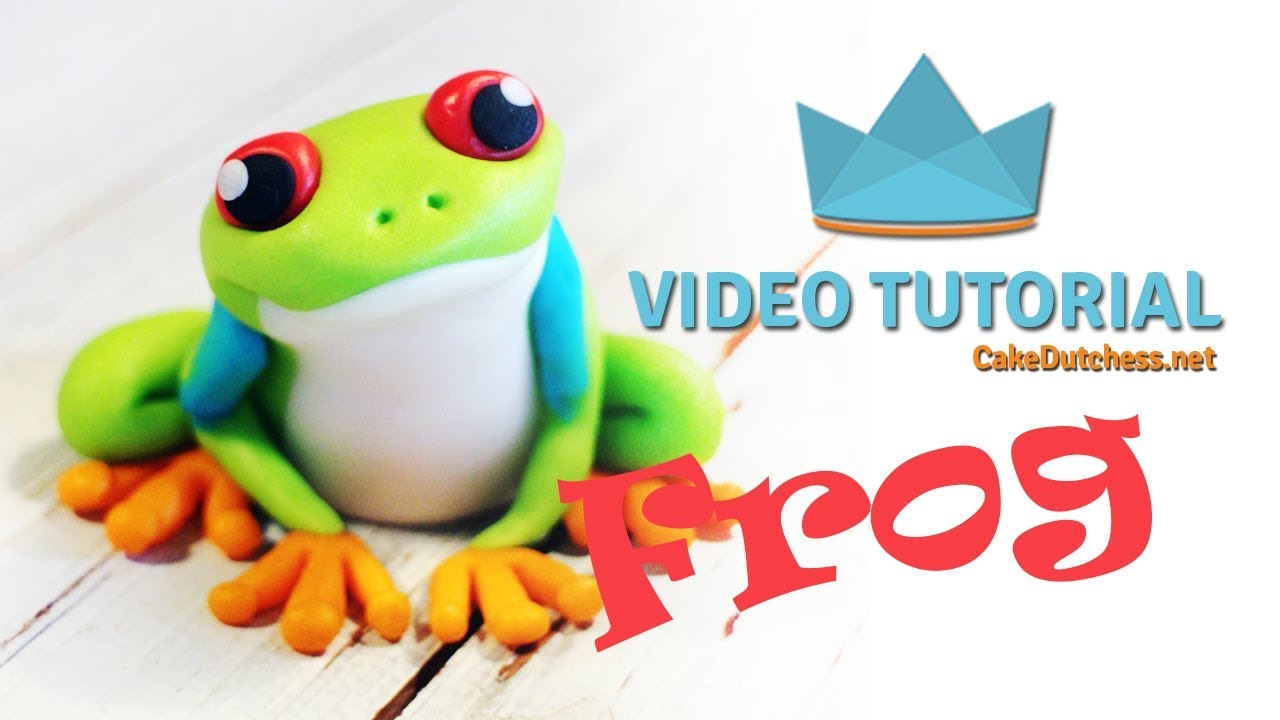 How to make a Tree Frog Cake Topper - Cake Decorating Tutorial