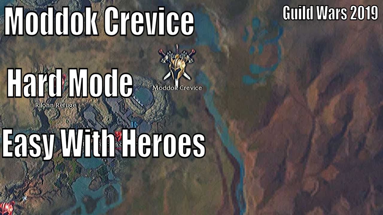 Moddok Crevice Hard Mode | Easy Bonus | Guild Wars Hero Guide 2019