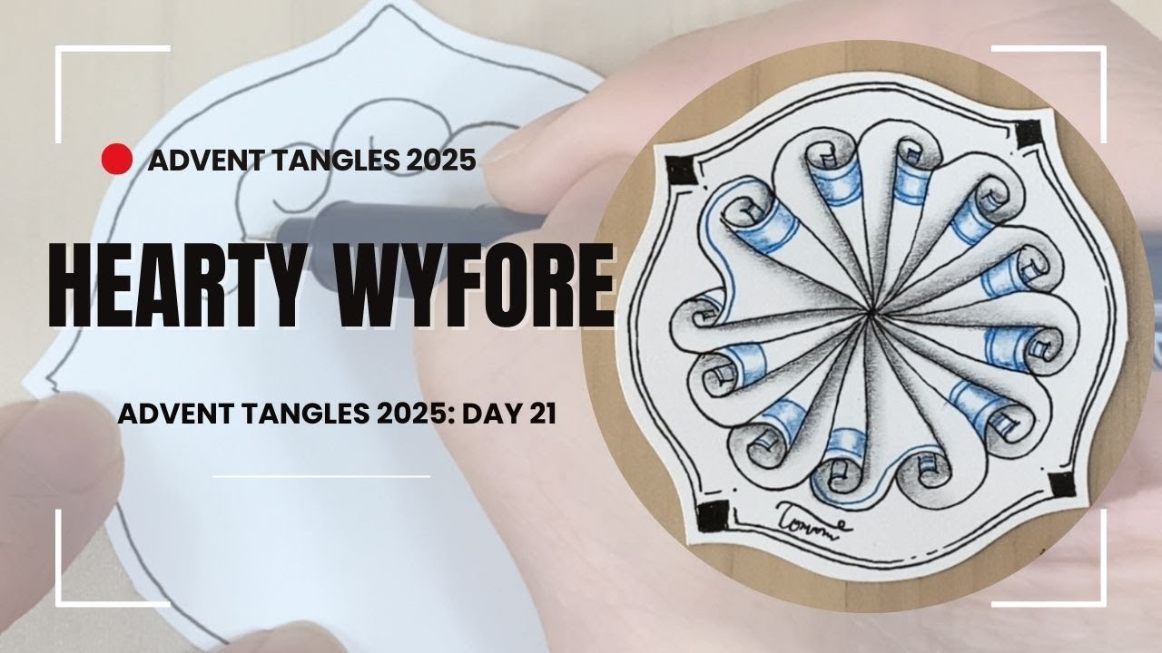 Зентангл: пошаговый урок по созданию узора 