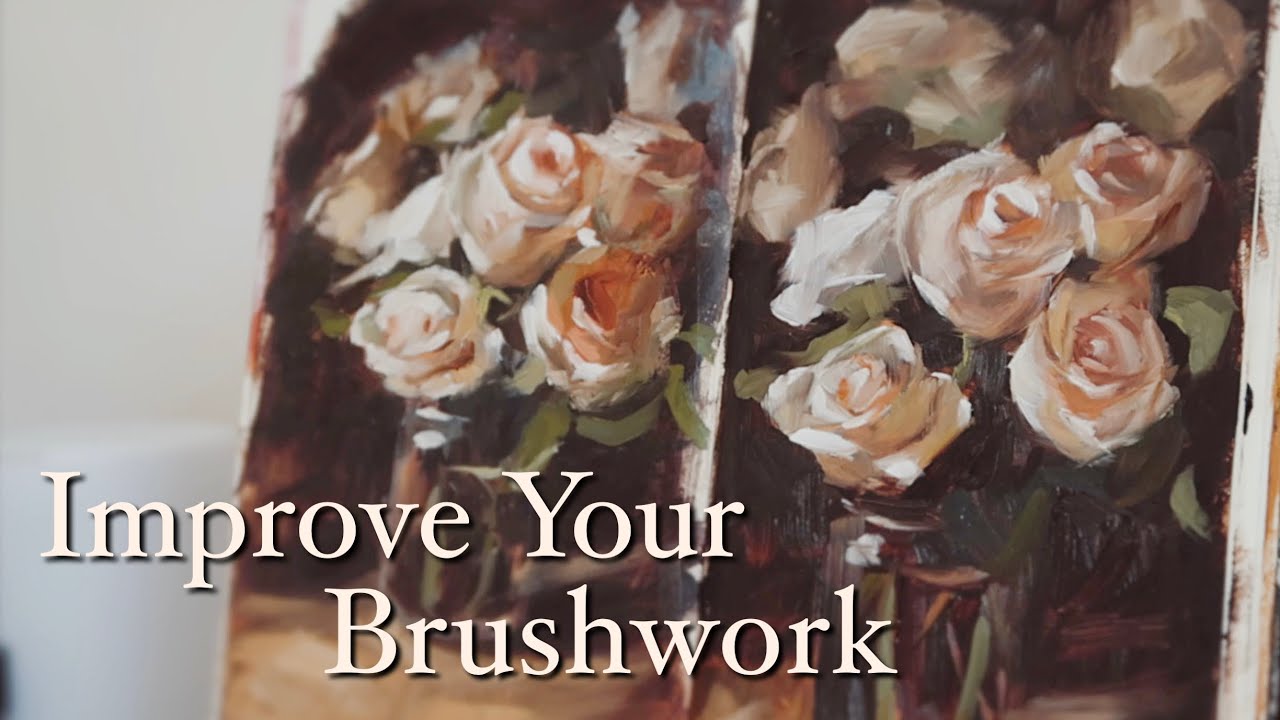 Improve Your Brushwork FASTER ✨ Doing the Same Painting Twice 😳 Loose Alla Prima Oil Painting