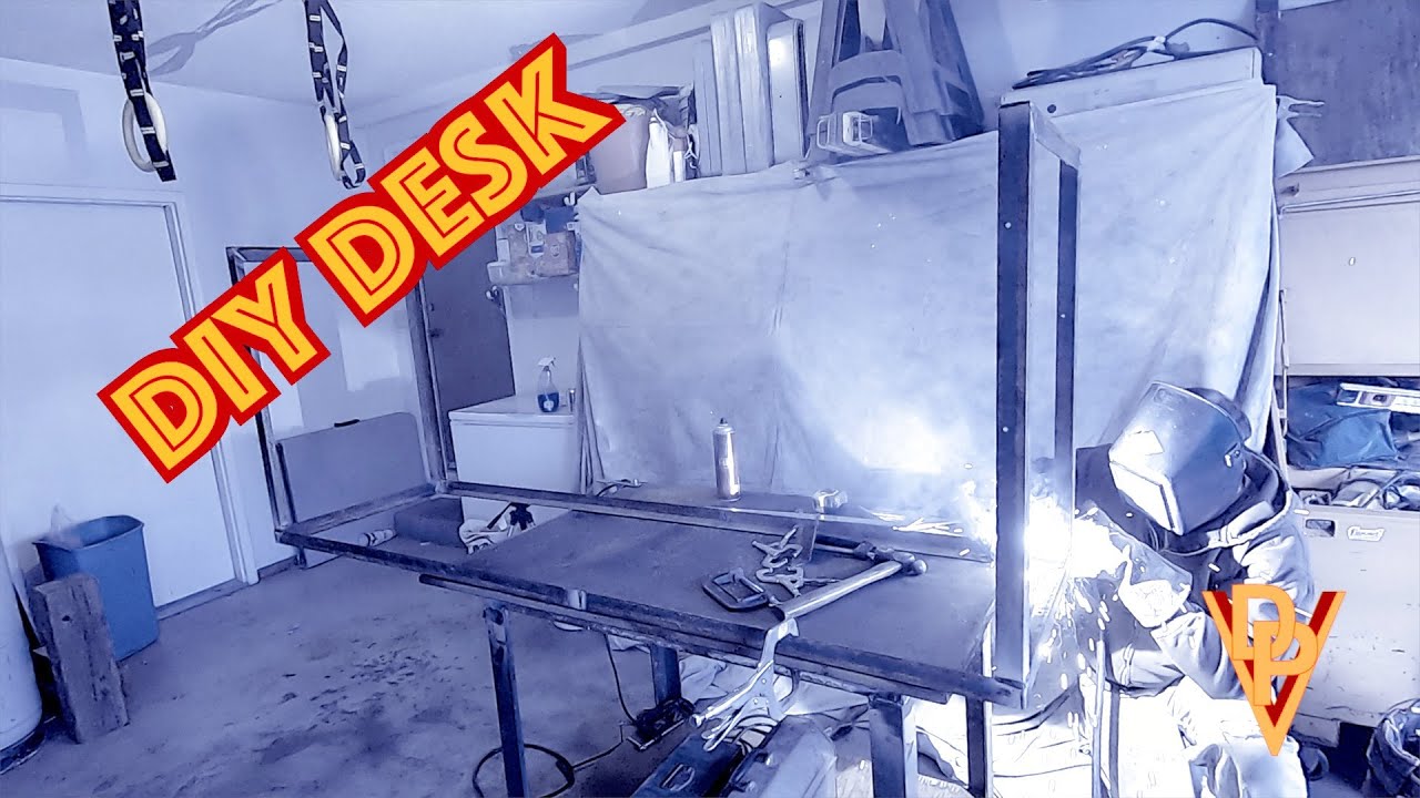 DIY Scrap Metal Desk!!!