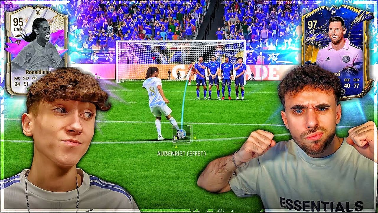 EAFC 24: WTF! 🚨 RONALDINHO vs MESSI FREISTOSS BATTLE 🤯🔥 vs CENK
