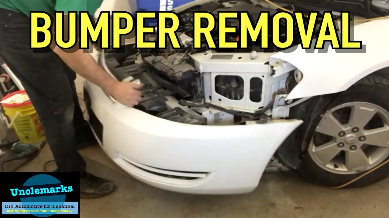 how to remove or replace a bumper on impala 2006 to 2013 Monte Carlo  (EP 90)