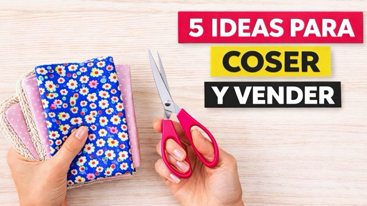 5 ideas fáciles para coser y vender 💰 | Proyectos rápidos