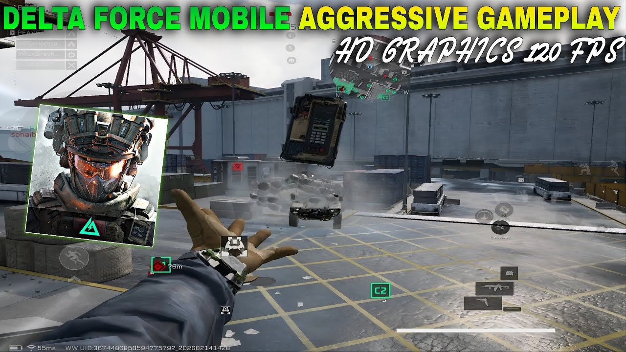 Delta Force Mobile Aggressive Gameplay | HD Graphics 120 FPS