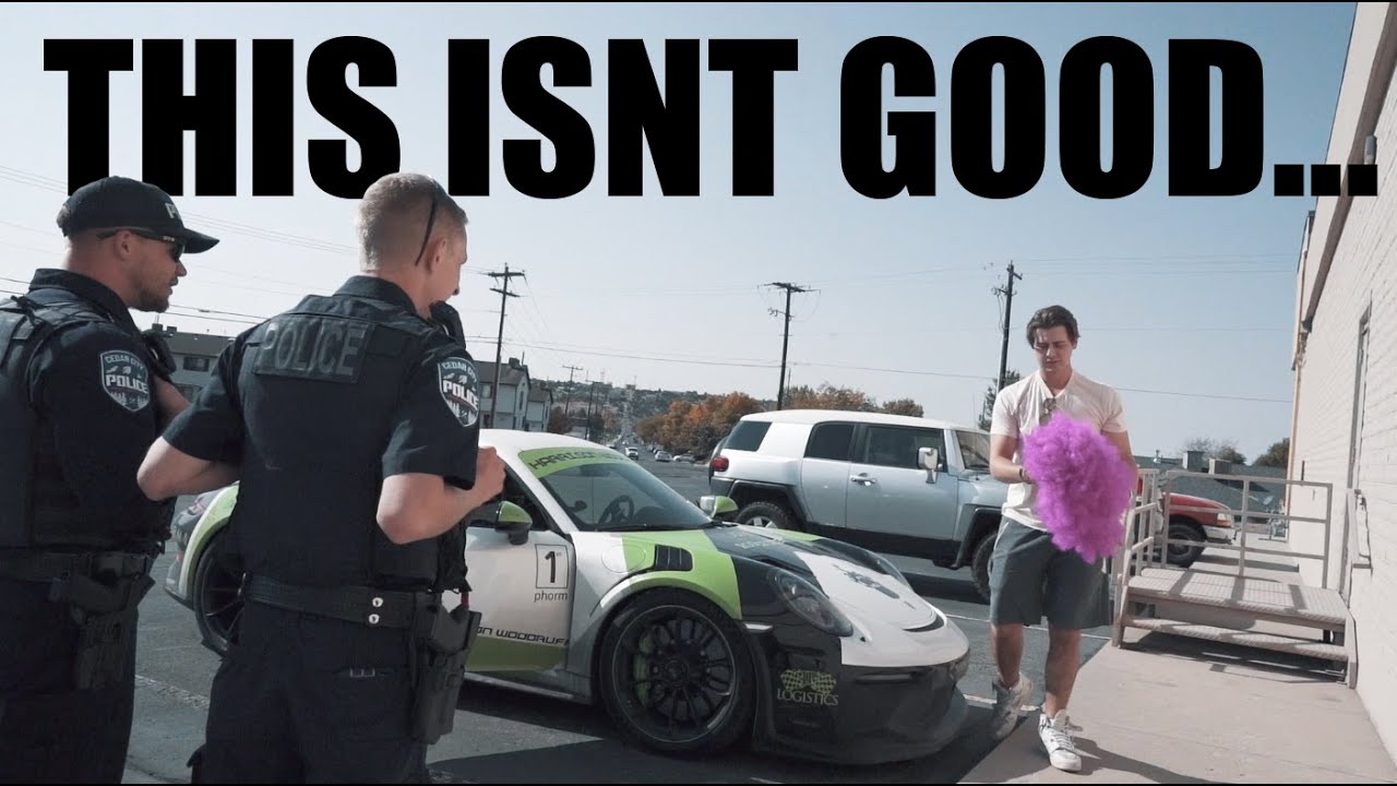 PORSCHE GT3RS PULLED OVER ON NU RALLY!!!