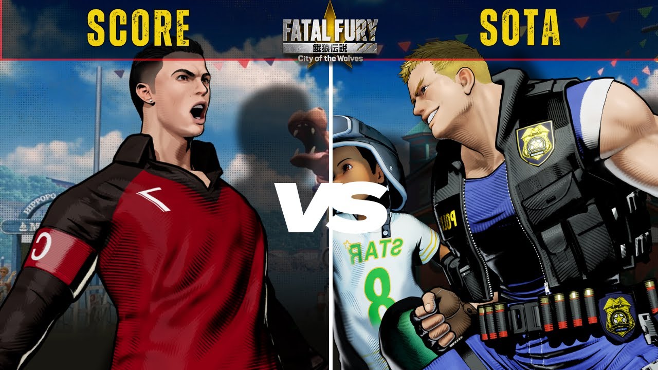 FF:CotW🌟SCORE (CR7) vs SOTA (Kevin)🌟Replay Match - FATAL FURY: City of the Wolves!