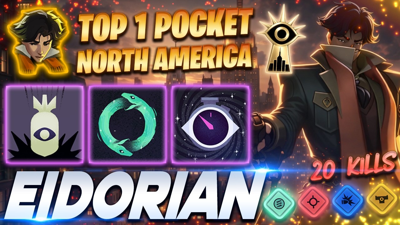 Eidorian TOP 1 Pocket of NA 20 KILLS - Deadlock Pro Gameplay & Guides [Watch & Learn]