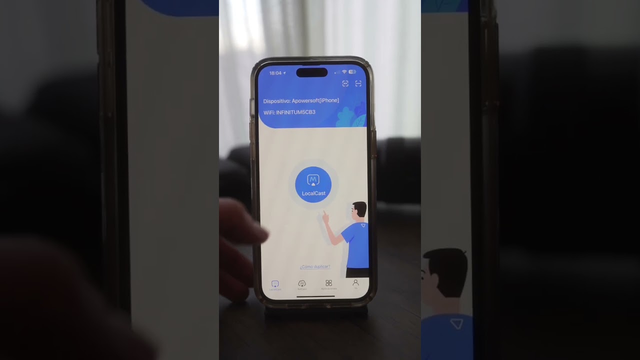 Proyecta tu teléfono en cualquier parte 