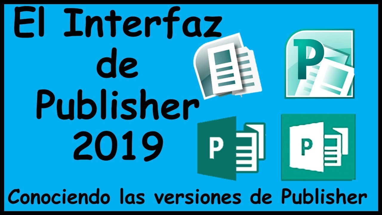 💥 1. Conociendo VERSIONES DE PUBLISHER 2007 2010 2013 2019 |  CLASES PARA PROFESORES DE COMPUTACIÓN
