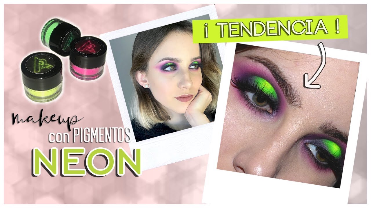 | MAQUILLAJE NEON | paso a paso!