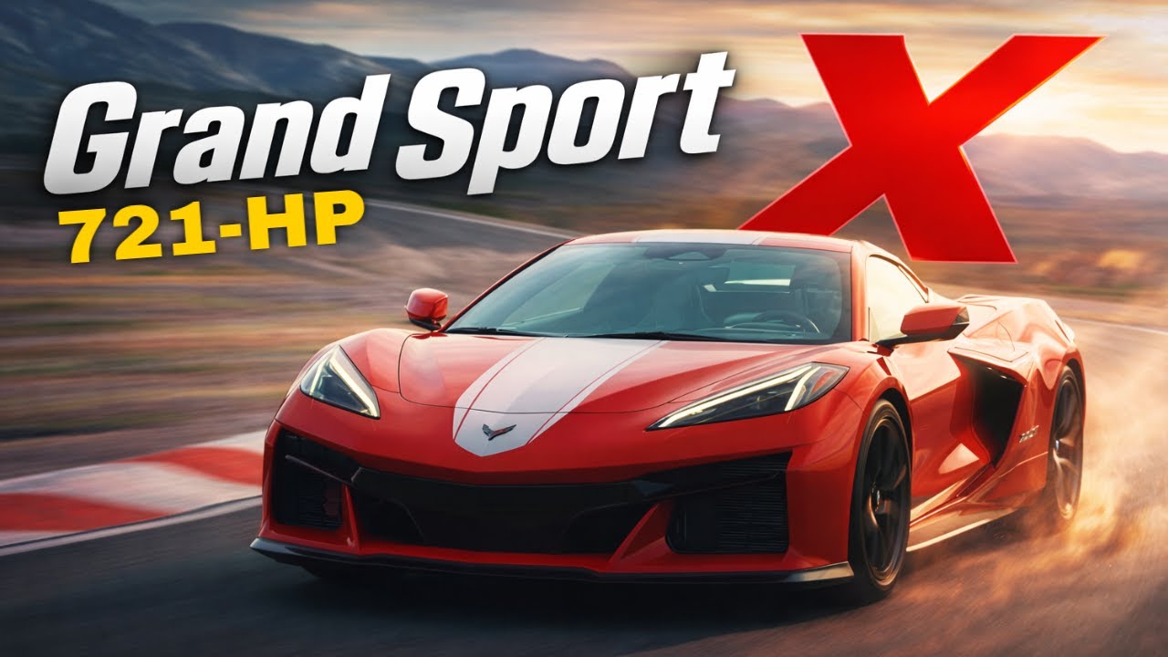 Corvette Grand Sport X мощностью 721 лошадиная сила с полным приводом
