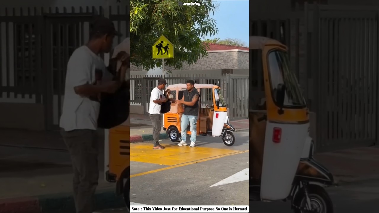 Fake Auto Scam Exposed! The Passenger's Bag Went Missing 😱🚖 #facts