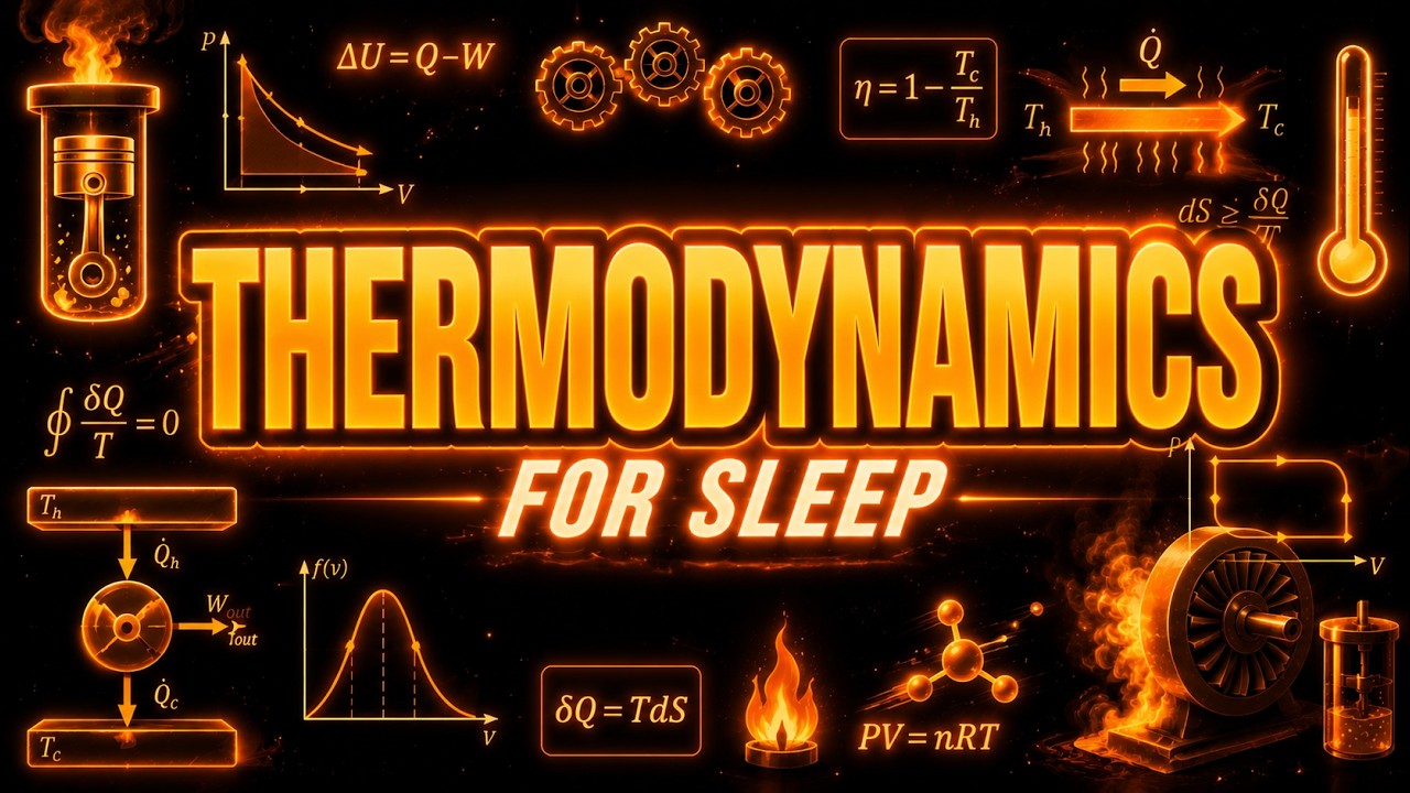 🥱 Every Law of Thermodynamics Explained Slowly (For Sleep)