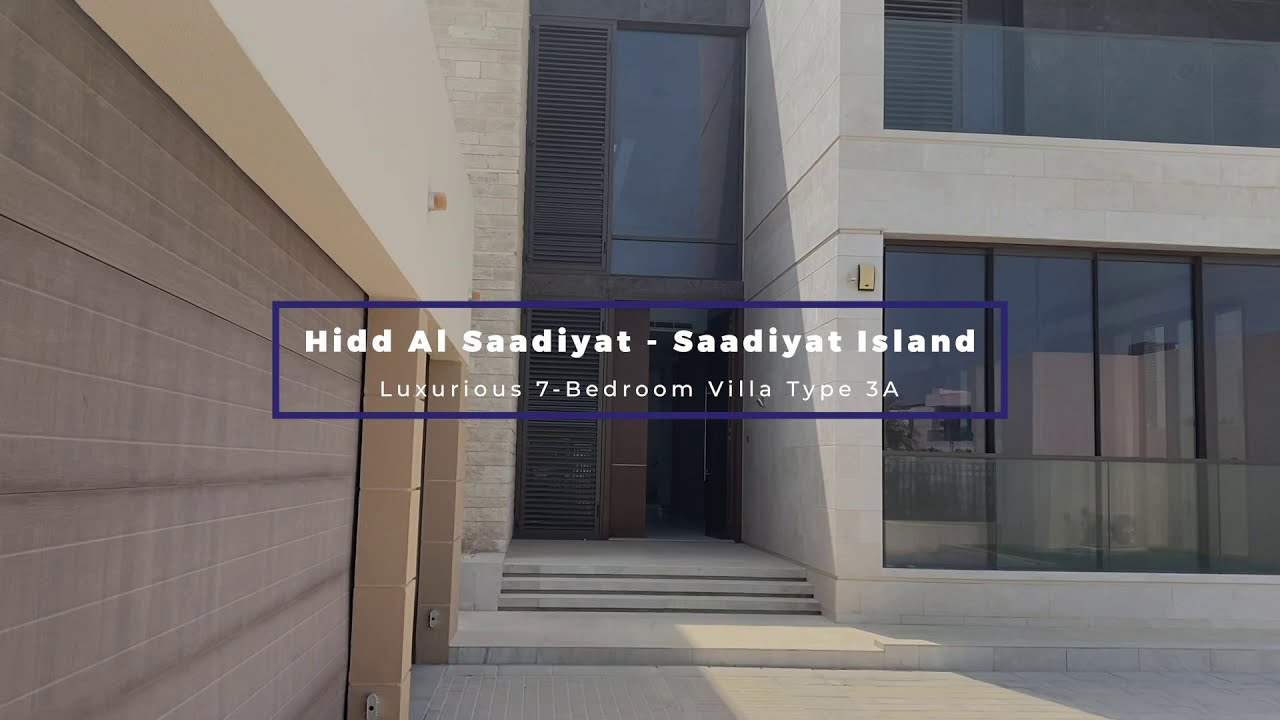 Hidd Al Saadiyat Seven Bed Villa Type 3A