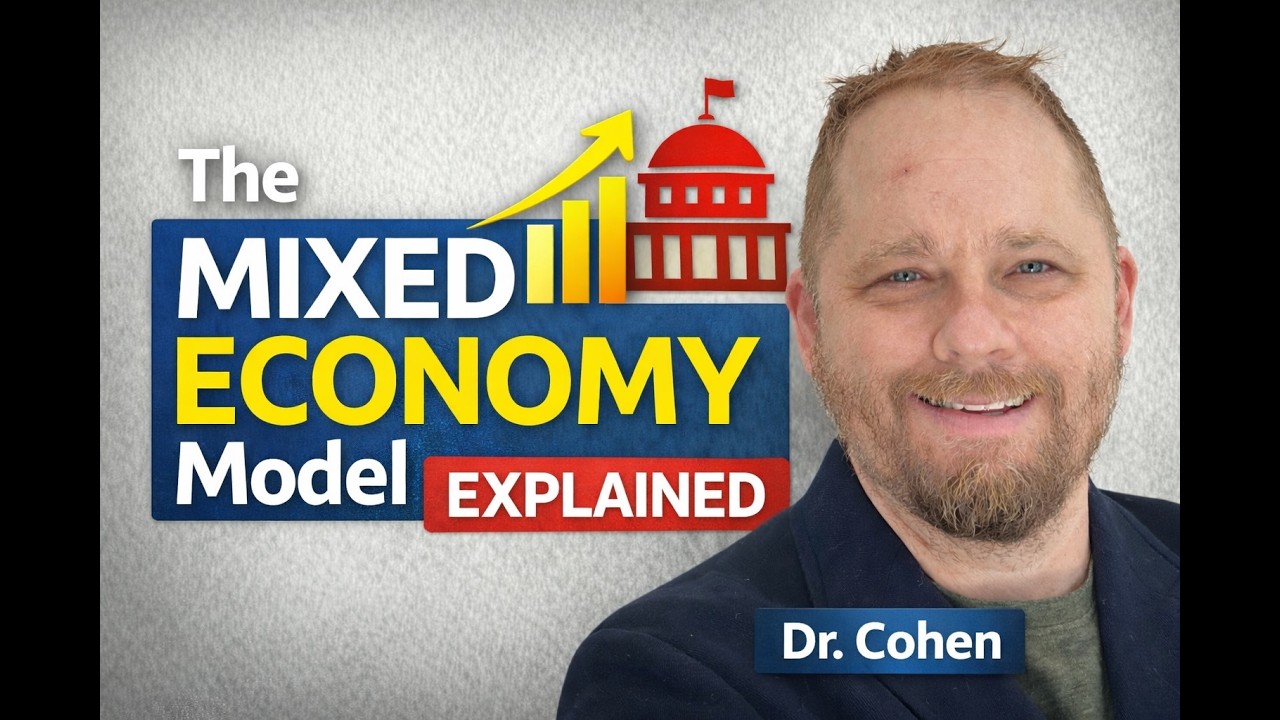 Dr  Cohen on The Mixed Economy Model Explained | Markets, Government & Modern Policy
