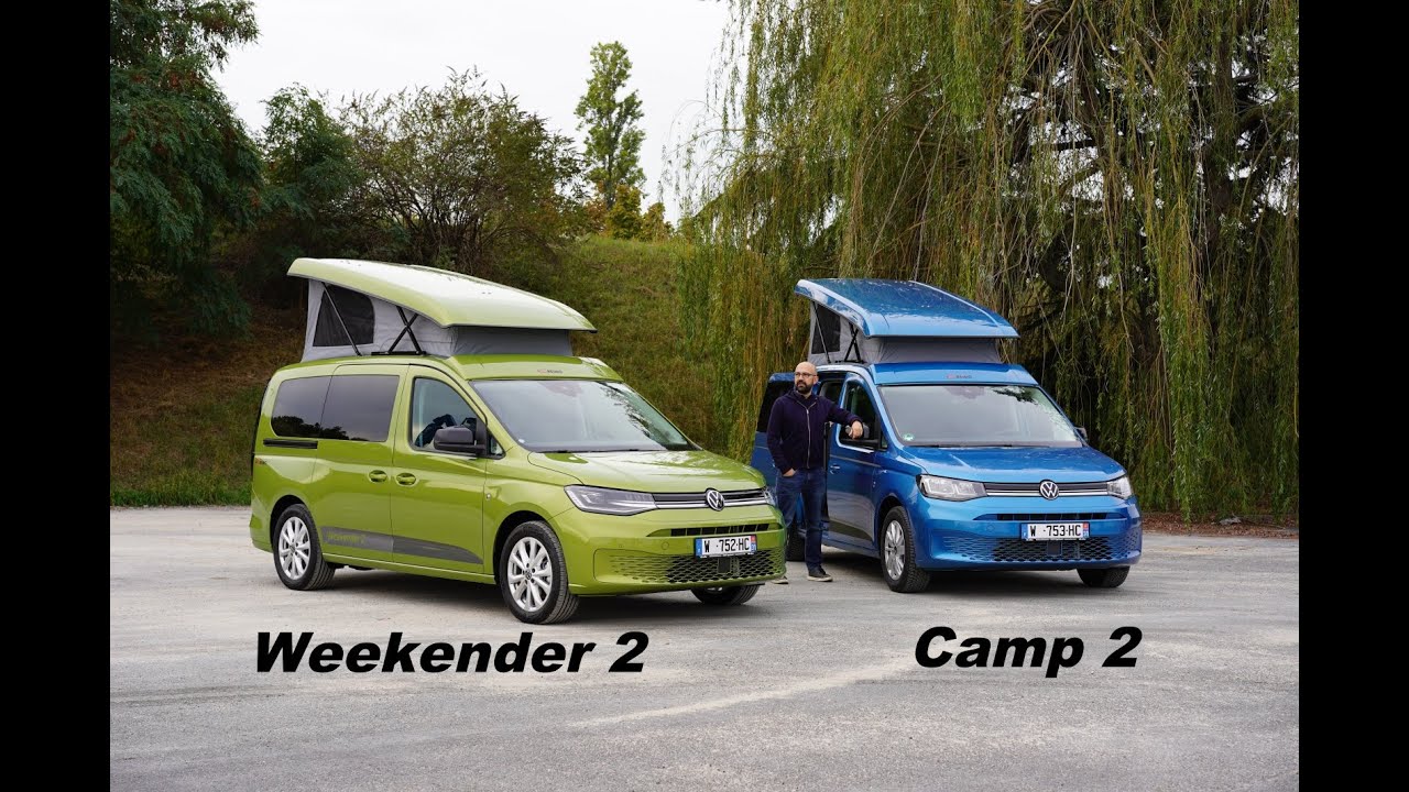 Reimo Weekender 2 : couchage maxi dans un mini-van sur Volkswagen Caddy Maxi