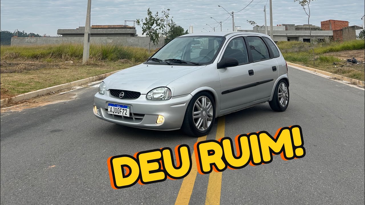 DEU RUIM NO MEU CORSA 😱