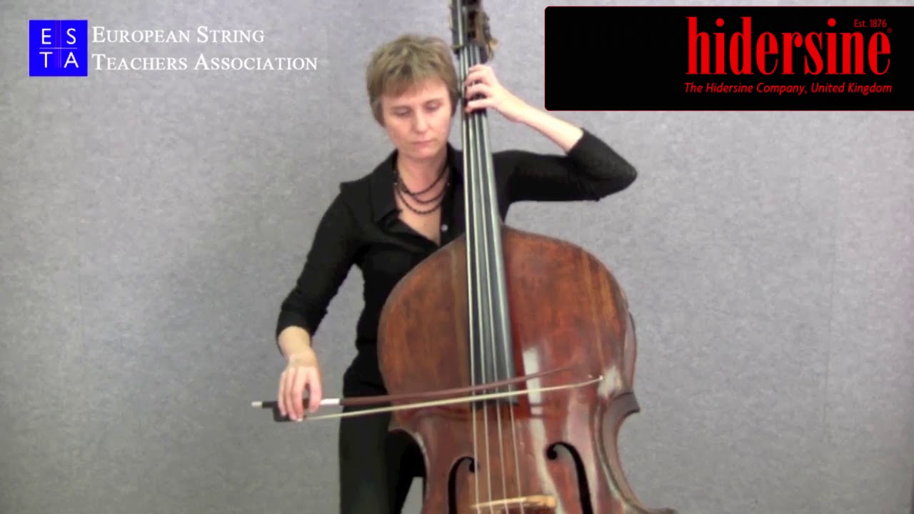 Double bass technique: Sul tasto