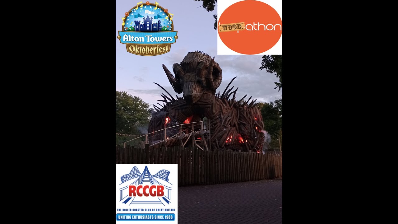 Alton Towers Octoberfest/Woodathon Vlog (23rd to 24th September 2022)