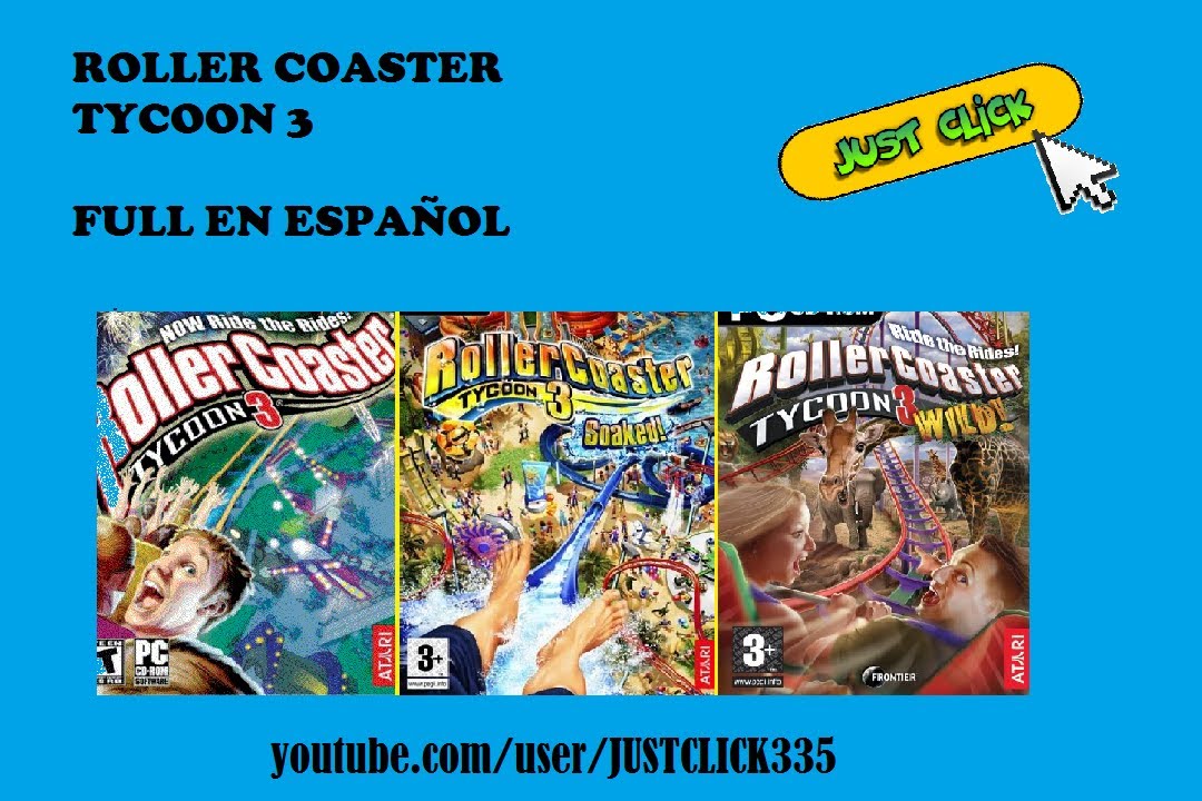 Descargar e instalar rollercoaster tycoon 3 platinum EN ESPA&Ntilde;OL + links de descarga