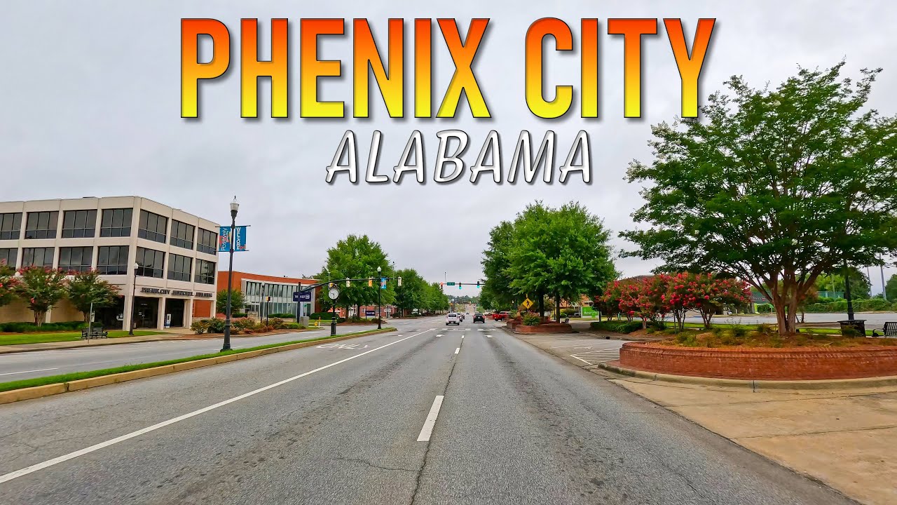 Phenix City Alabama Driving Through