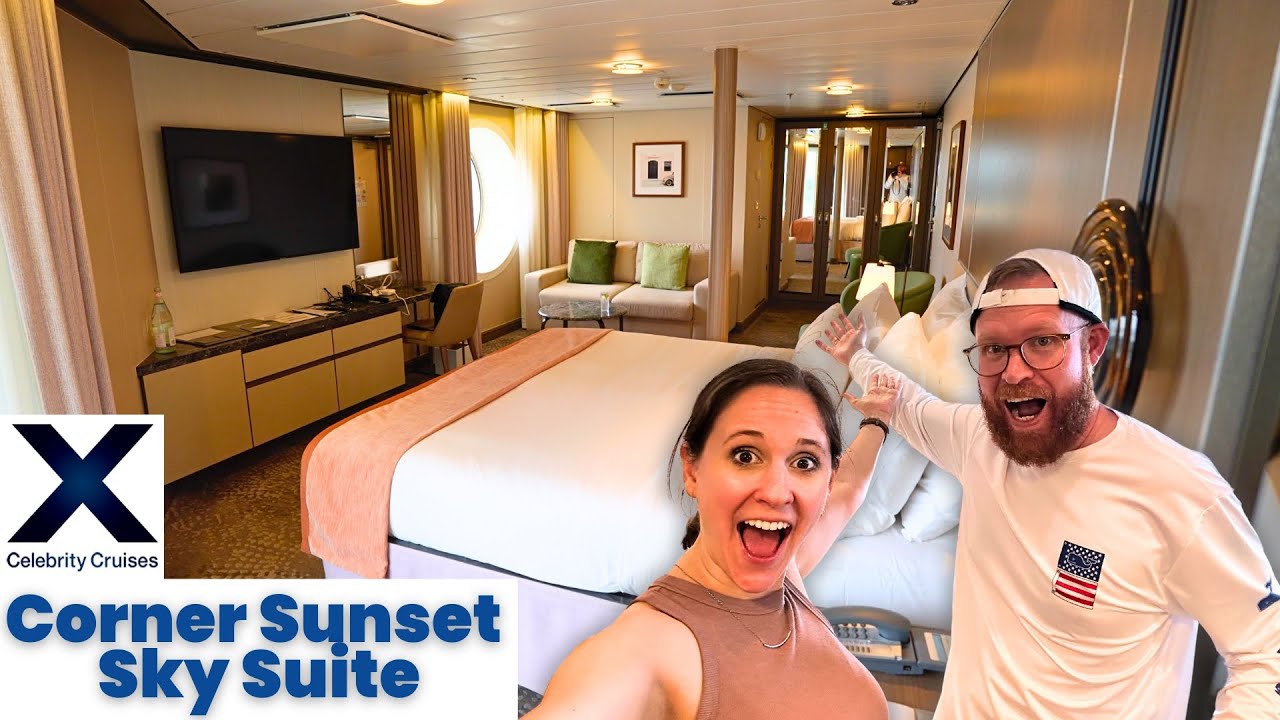 Celebrity Silhouette | Угловой люкс Sunset Sky | Обзор и удобства | Номер Retreat 9301