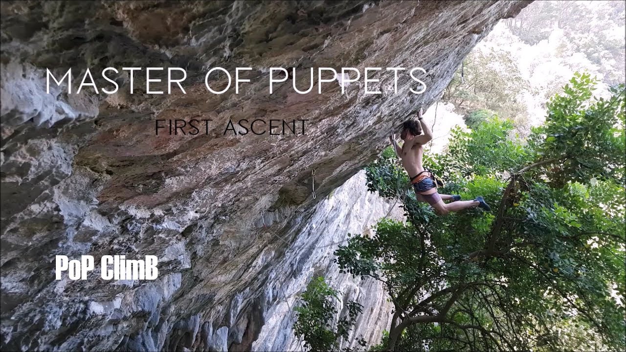 Master of Puppets | 7c+ ( 5.13a) | First Ascent | Climbing | Busca busca | Mijas | Málaga