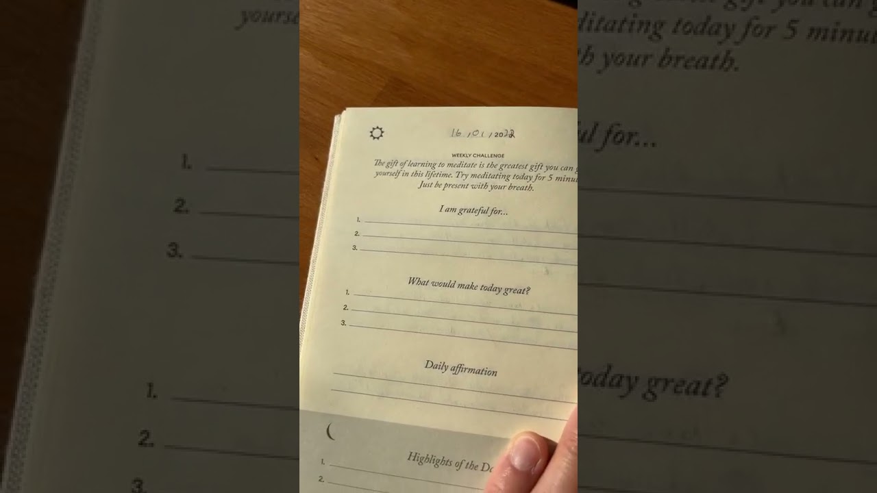 Favorite 2023 Routine - The 5 Minute Journal!