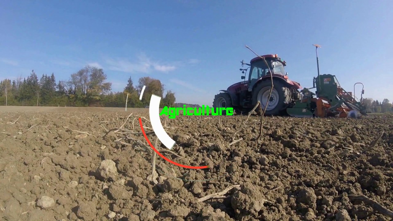 Weizen s&auml;hen mit der Amazone AD 303 Special | CASE IH Maxxum 125