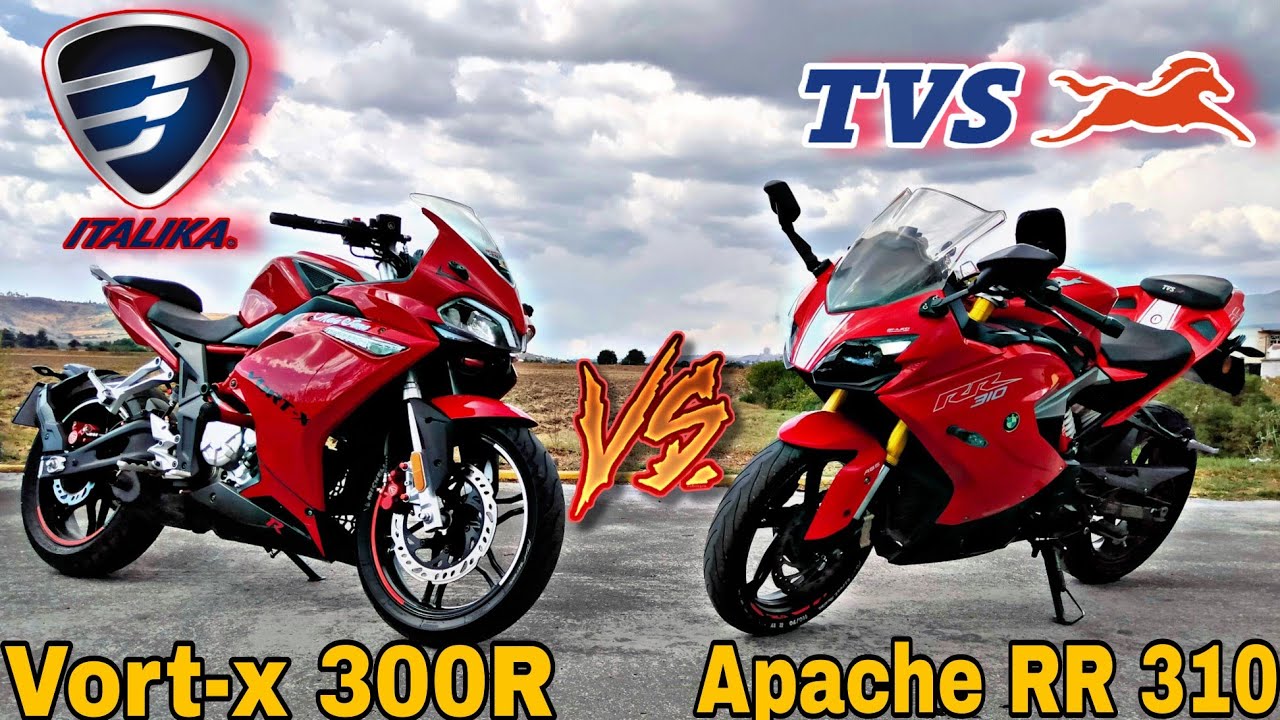 Vort-x 300r vs Apache RR 310 | ¡Esto es Una Paliza! 😱😱