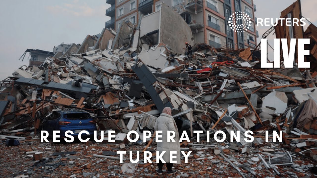 LIVE: Rescue operations in Turkey after deadly quake