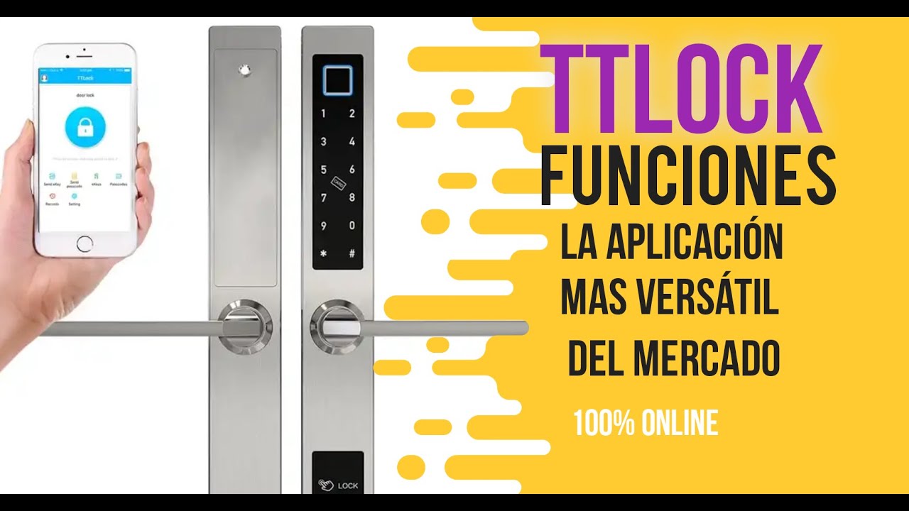 TTlock en Español la App para Cerraduras Electrónicas Para AIRBNB, Domicilio Version Movil