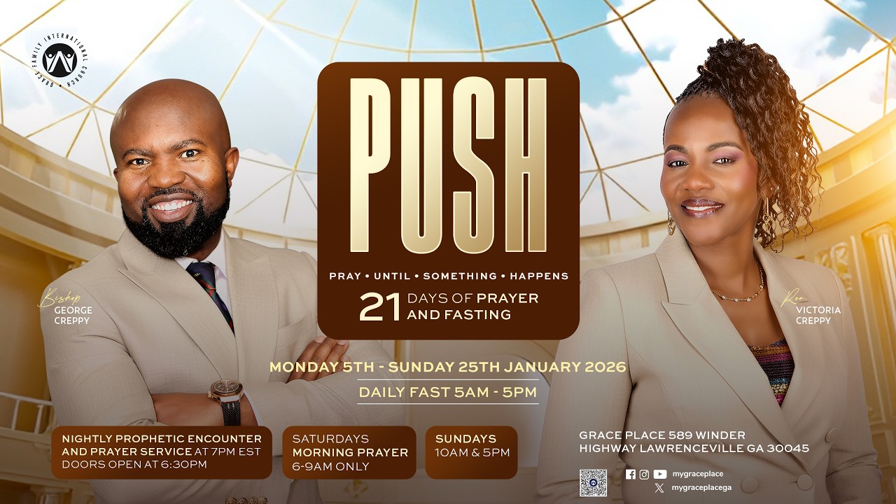FRIDAY JANUARY 16, 2026 | PROPHETIC FREEDOM NIGHT | DAY 12 OF P.U.S.H.