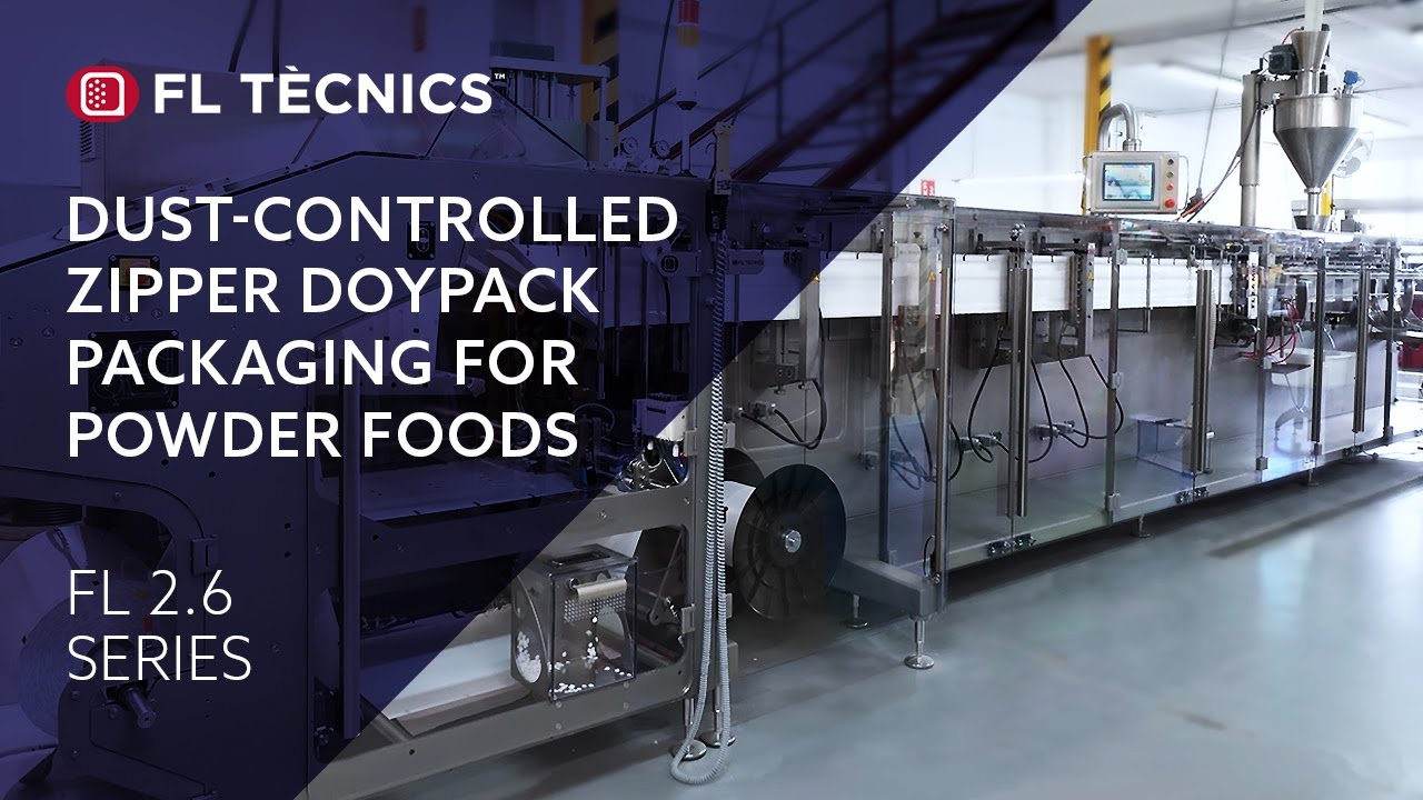 Dust-Controlled Zipper Doypack Packaging for Powder Foods | FL 2.6 HFFS Machine