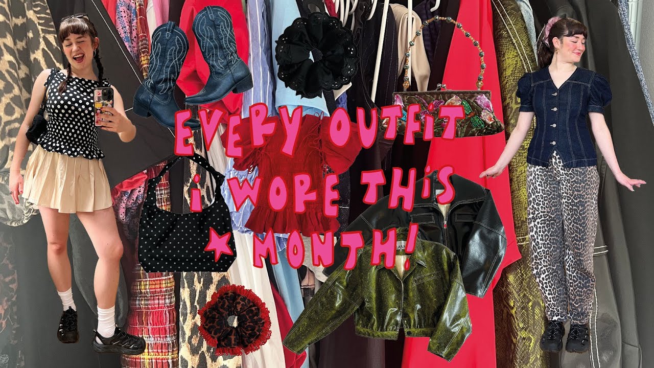i catalogued & tracked everything in my wardrobe for a month 👛 (trying a digital closet...)