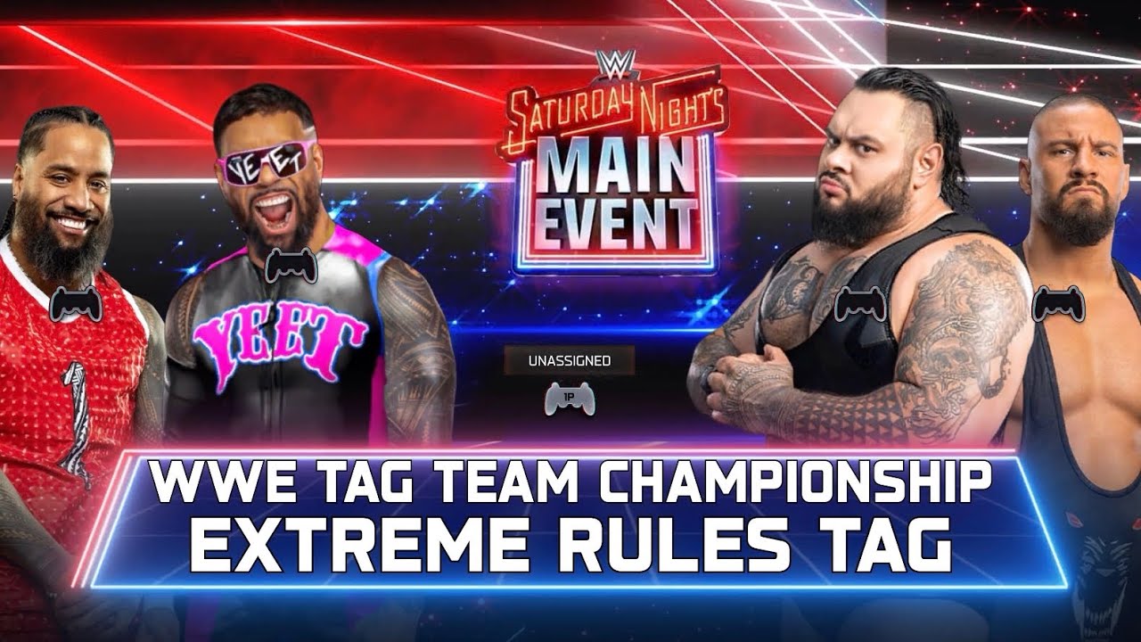WWE 2K25 SNME - The Vision vs The USOs 
