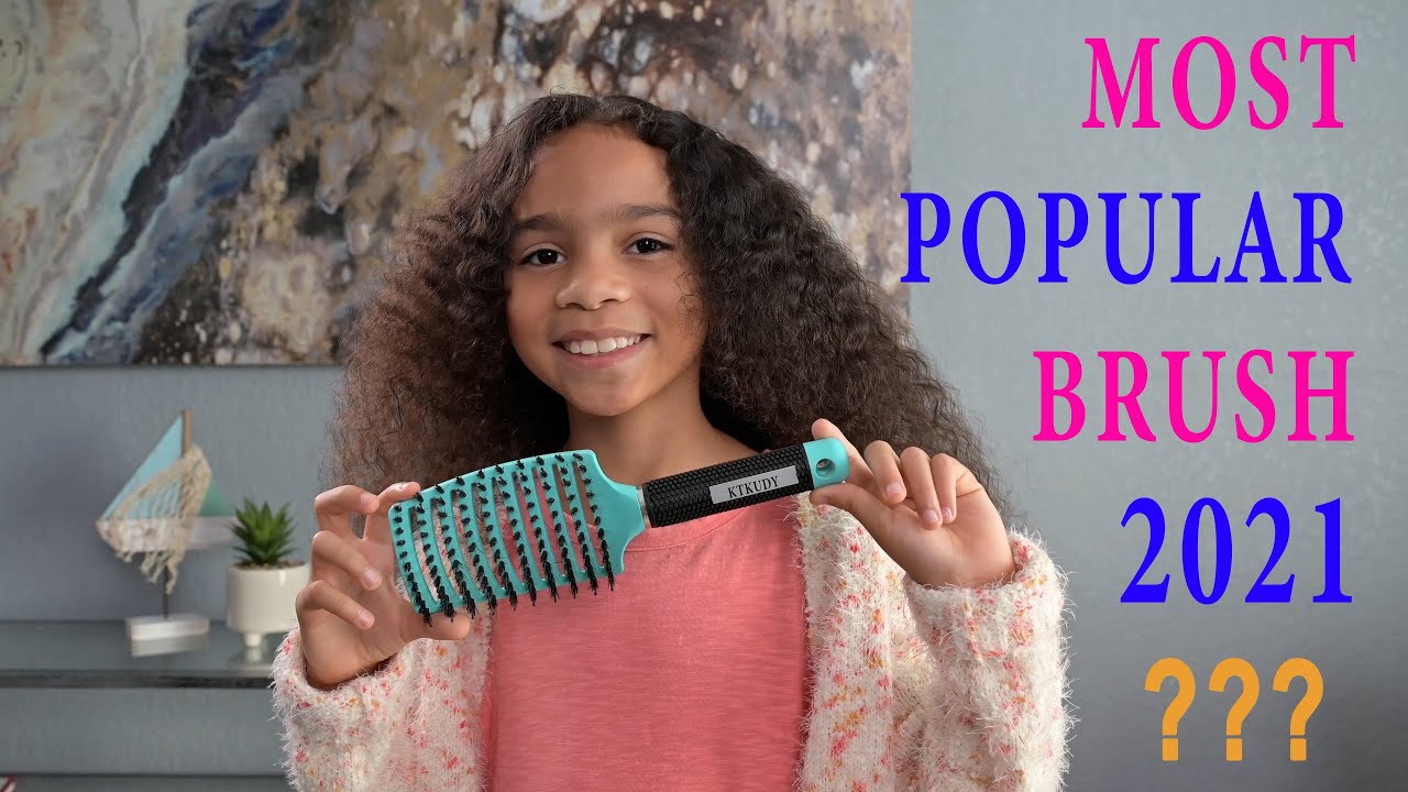 MOST POPULAR Detangling Hair Brush FOR CURLY HAIR 2021  | (CHEAP & WOW)