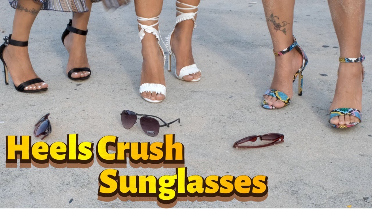 High Heels Sunglasses Crush - ASMR - Shek O Beach