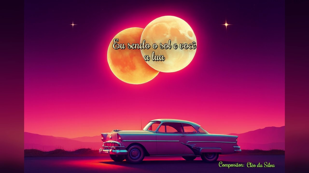 '' Eu sendo o sol e você a lua '' Letra original e oficial, compositor Cléo da Silva!