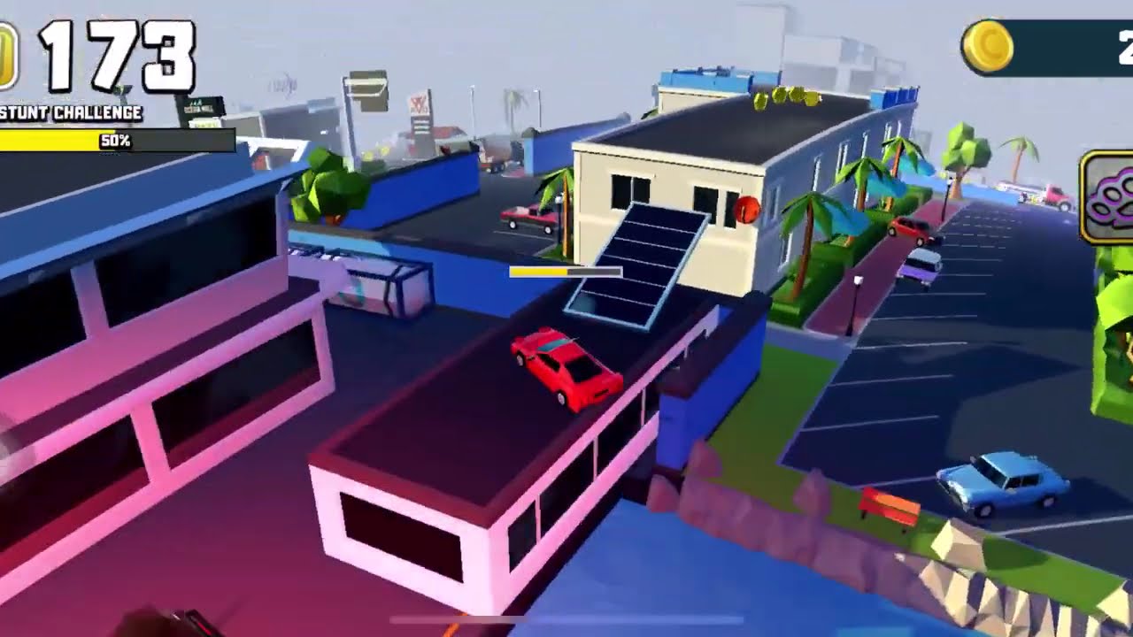 Reckless Getaway 2 : Red Sports Car Cruising and clearing the challenges