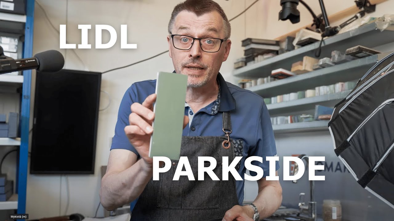 Lidl Parkside hiomakivi testissä – onko tästä mihinkään?