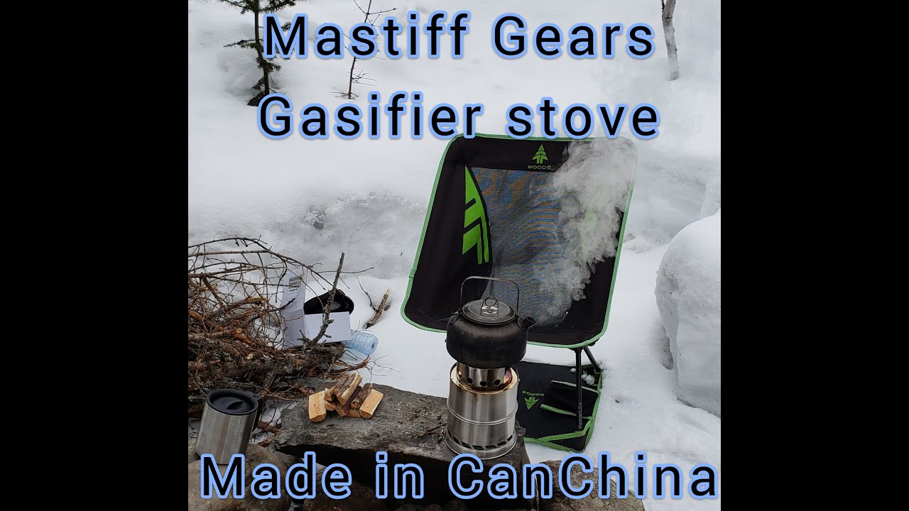 1st look at Mastiff Gears gasifier stove