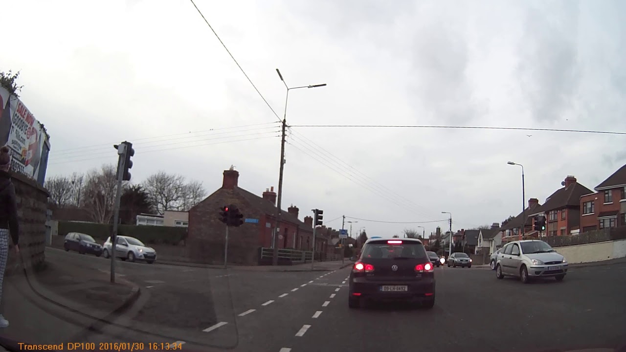 Dublin dashcam footage Navan Rd on 30th January 2016