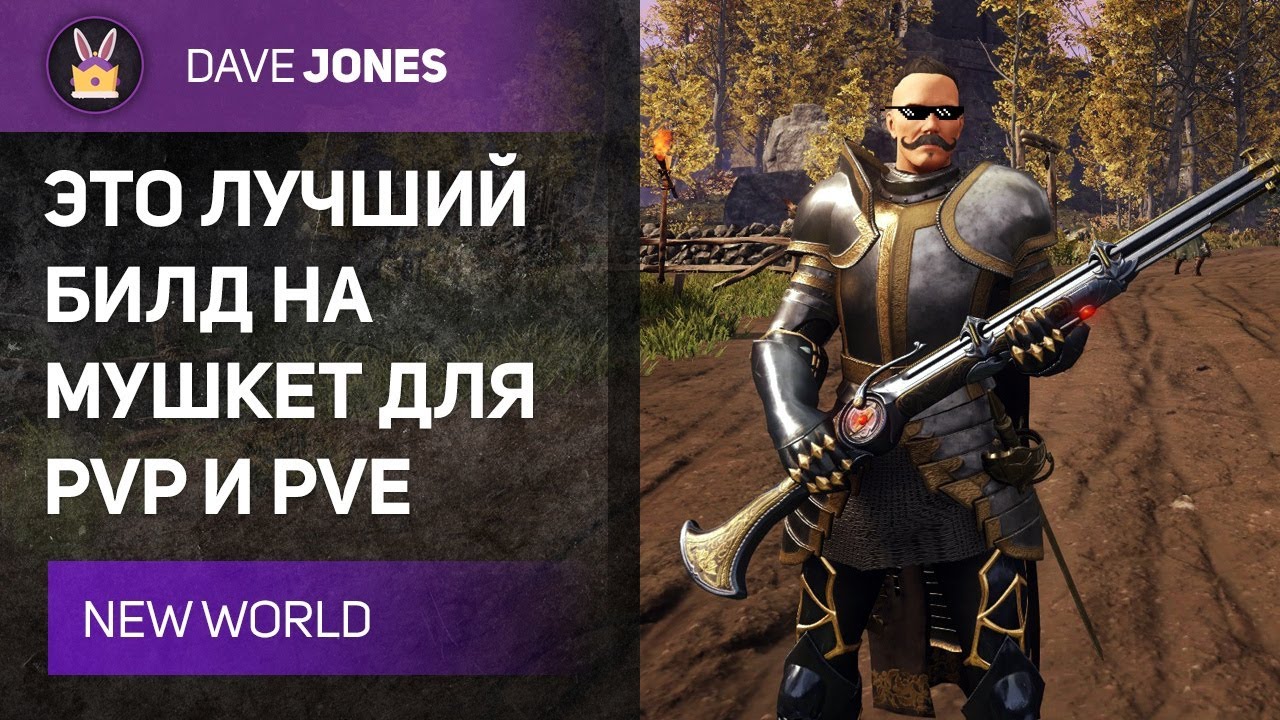 ЭТО ЛУЧШИЙ БИЛД НА МУШКЕТ в New World : Скиллы, перки и камни.