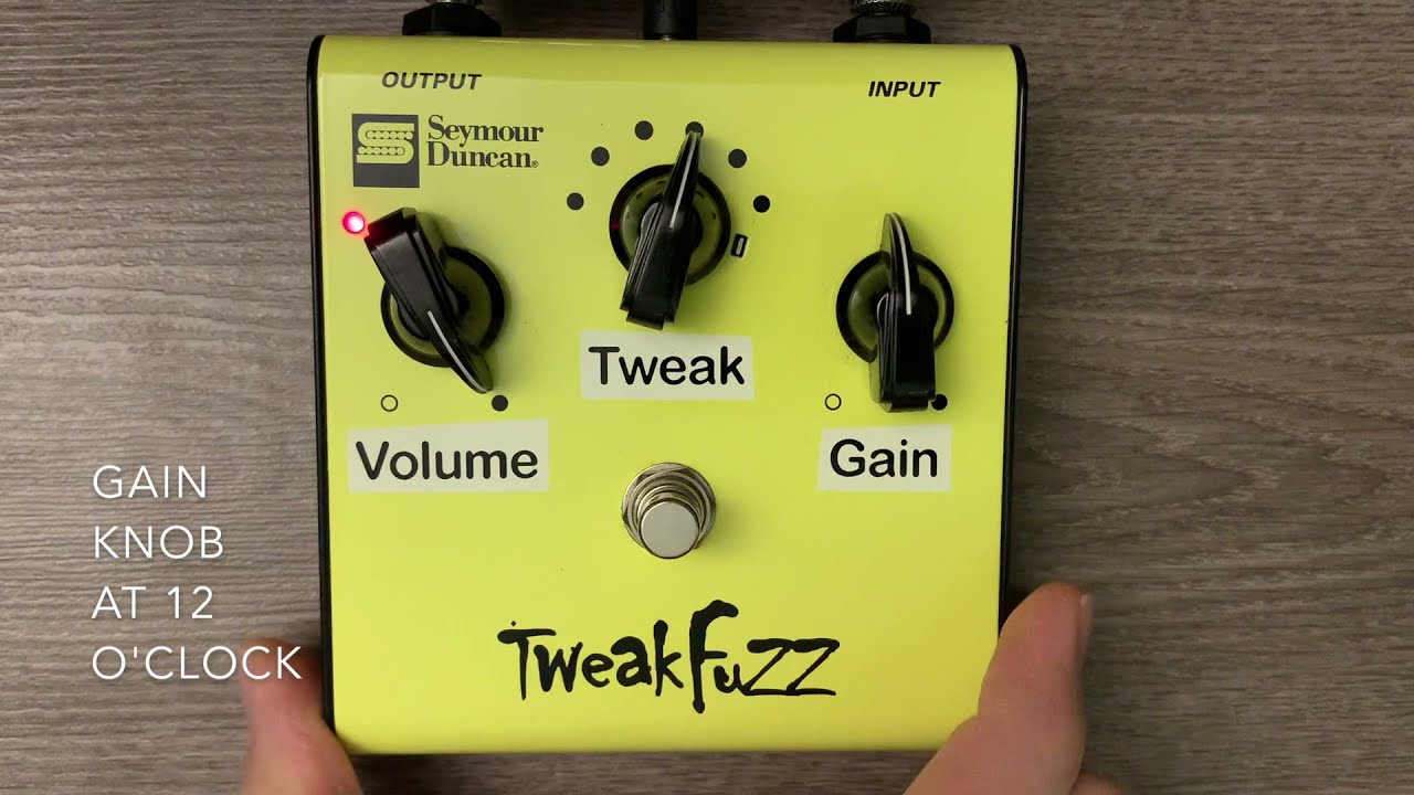 Seymour Duncan Tweak Fuzz Pedal Demo