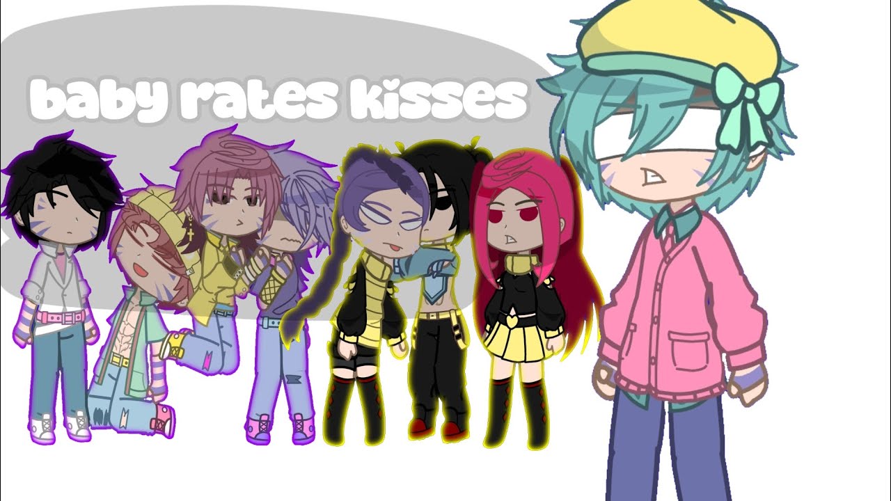 Baby Saja rates kisses!||K-pop demon hunters||Not og||credit:??||Gacha ultra||Huntrix||Saja boys||