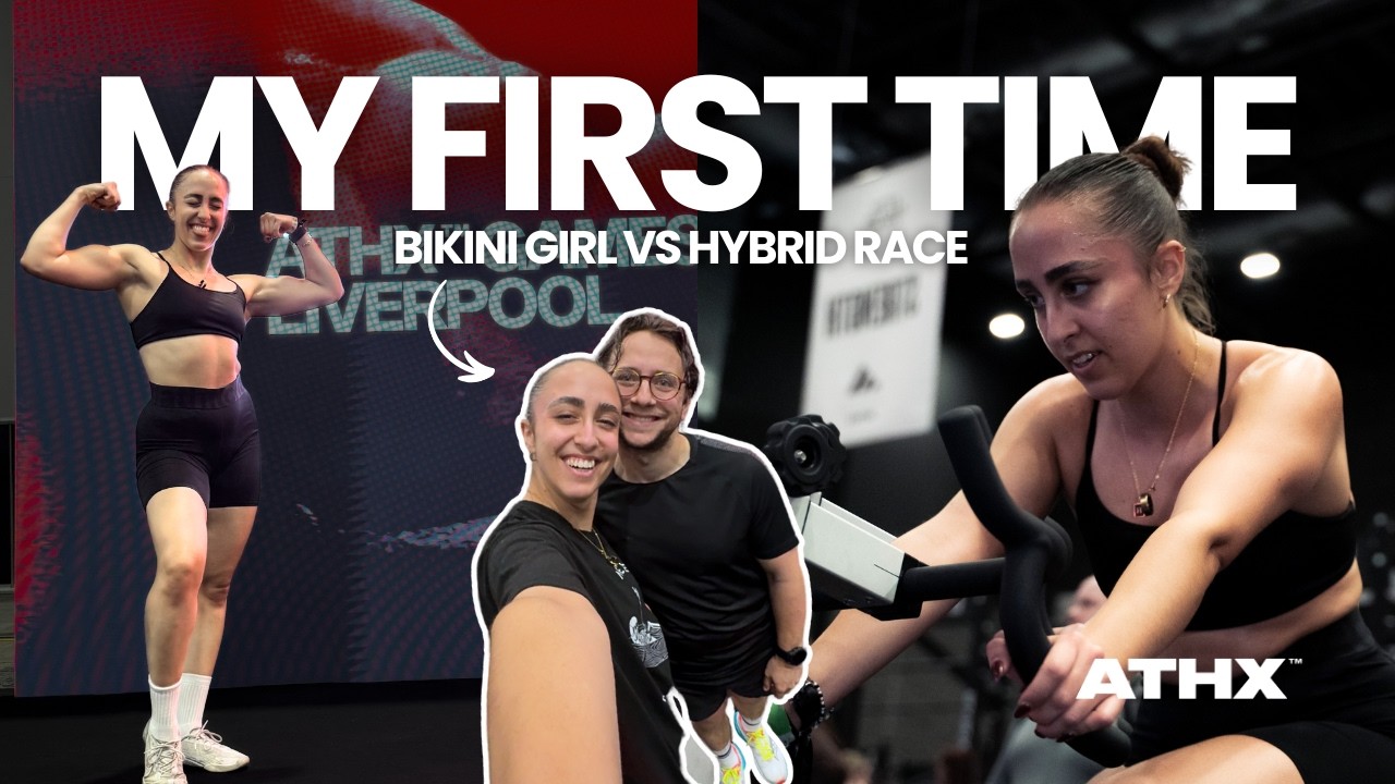 BIKINI GIRL tries HYBRID RACING for the first time (ATHX Games 2025)