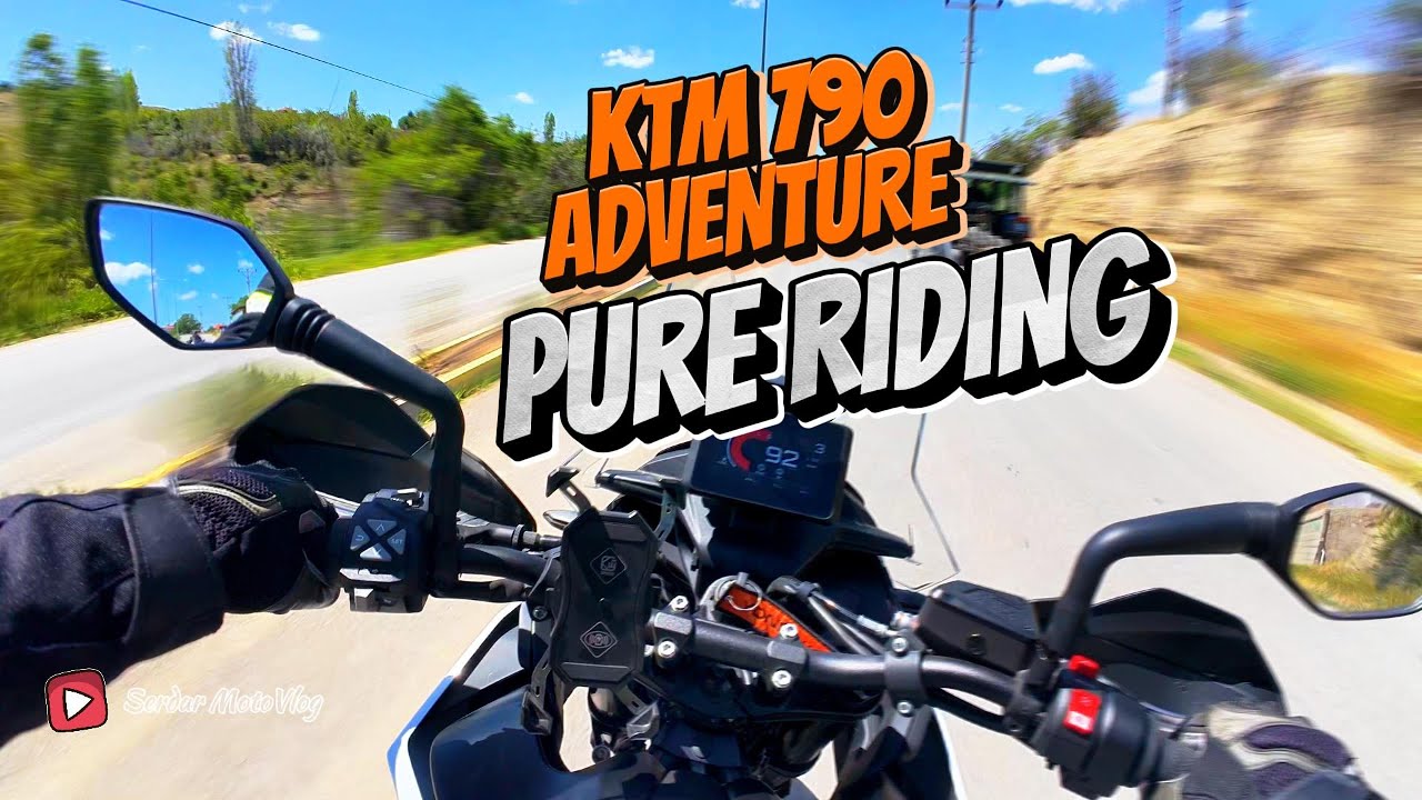 🏍️2024 KTM 790 Adventure | Pure Riding | With Wonderful Villages Roads | First Ride | Group Ride🇹🇷