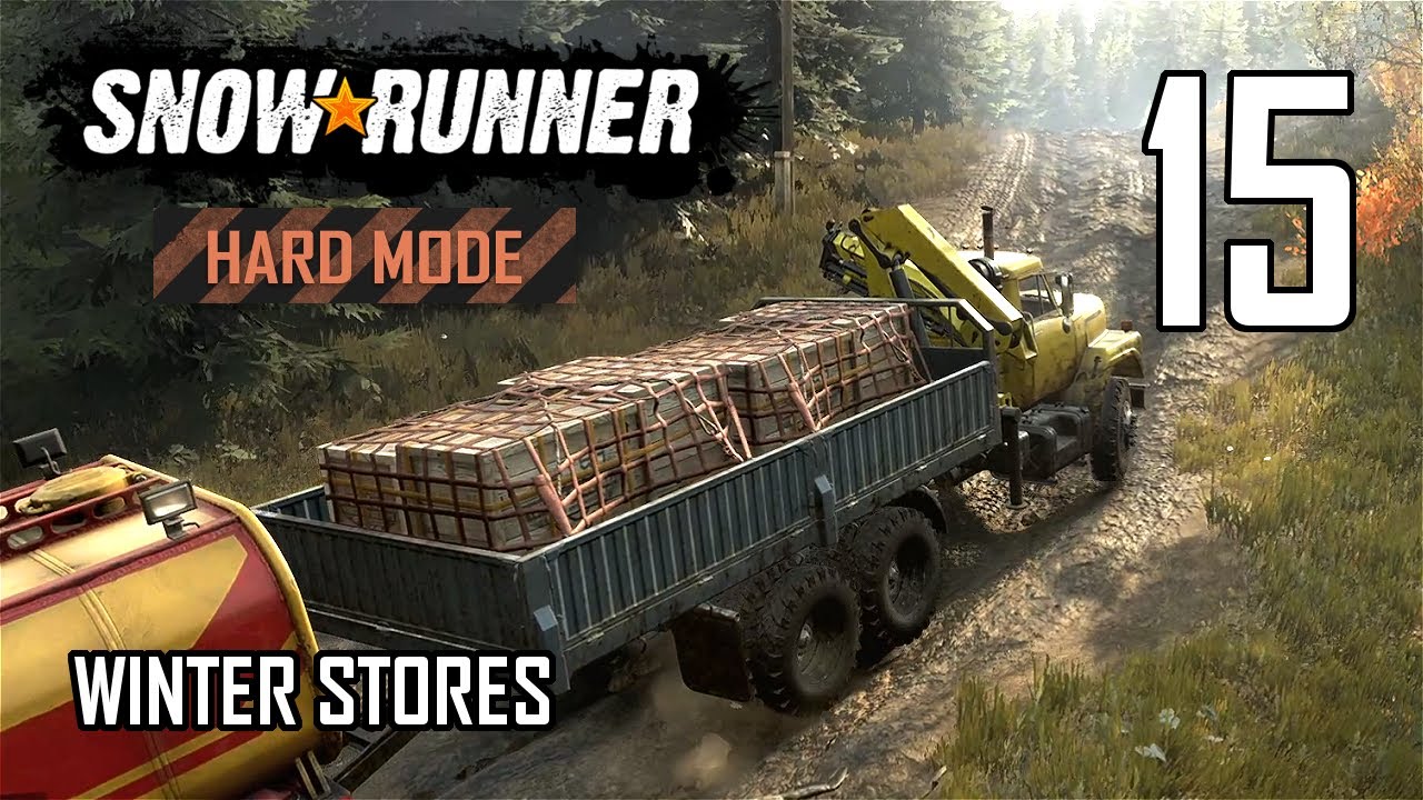 SnowRunner Hard Mode Strategic Walkthrough Ep 15 - Winter Stores